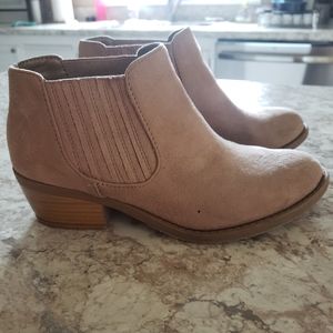 Suede ankle boots